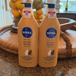 Nivea Cocoa Butter 72 Hr Body Lotion Bundle